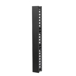 Organizador de Cable Vertical de 24 Unidades Rack Sencillo, Compatible con Racks Serie EIRL y EIQR