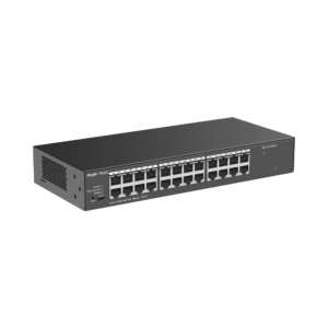 Switch no administrable, con 24 puertos 10/100/1000 Mbps, Monitoreable en la Nube