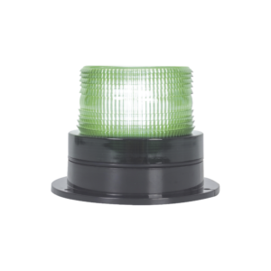Burbuja Brillante de Larga Vida Útil, con 8 LEDs Color Verde, Domo Verde, 110 Vca