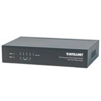 Poe Switch,Intellinet,561082, Gb  5 Ptos 30W/Pto, 68W