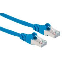 Cable Patch,Intellinet,741477, Cat 6A,  0.9M( 3.0F) S/Ftp Azul