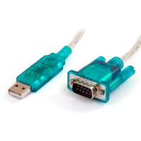 Cable Adaptador De 0.9M Usb A Puerto Serie Serial Rs232  Pc Mac® Linux - 1X Db9 Macho - 1X Usb A Macho - Startech.Com Mod. Icusb232Sm3
