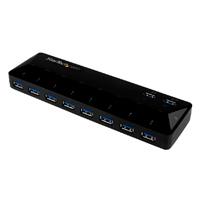 Hub Concentrador Usb 3.0 De 10 Puertos - Hub Con Puertos De Carga Y Sincronizacin - 2 Puertos De 1.5A - Startech.Com Mod. St103008U2C
