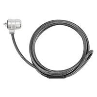 Candado De Seguridad Targus Asp45Gl Defcon T-Lock Keyed Cable Lock Color Negro