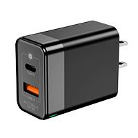 Cargador De Pared Acteck Energon Plus Cp440 / 40 W / Carga Dp / Carga Rapida / Usb C Usb A / Garantia 1 Año / Negro / Ac-935562