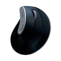Mouse Acteck Virtuos Fitt Pro Mi770 / Vertical / Ergonomico / Inalambrico / Dual - Usb - Bluetooth / Recargable / Optico / 2400 Dpi Ajustable / 8 Botones Scroll / Negro / Ac-936200