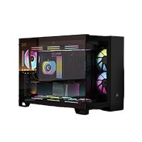 Gabinete Corsair 2500X Link/ Negro/Semi- Torre/ Micro-Atx Mitx /Cristal Templado/Gamer/ Cc-9011267-Ww
