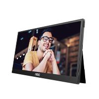 Monitor Portatil Led Aoc 16T3E / Color Negro / Panel Ips 15.6 / Usb-C /  Aspecto 16:9 / Tiempo De Respuesta 4Ms / Vesa  50X50 Mm / Resolucion 1920 X 1080 / 60 Hz / Contraste 700:1 / Brillo 250 Cd/M2