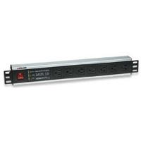 Barra Pdu,Intellinet,207102,  7 Cont. Gab/Rack 19 1.5U, Supresor De Picos, On/Off