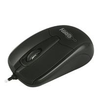 Mouse Alambrico Optico 1000 Dpi Conector Usb Easy Line By Perfect Choice - Negro