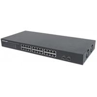 Switch,Intellinet,561044, Gb 24 Ptos 19 + 2 Sfp