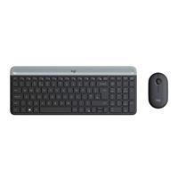 Teclado/Mouse Logitech Mk470 Ultra Delgado Negro Inalambrico Usb Pc/Windows/Surface