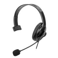 Audifonos Diadema, Manhattan,180849,Audifono C/Microfono Usb, Monoaural, Reversible Mic