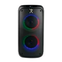 Mini Bafle Dual 5 Funcion Tws Luz Rgb Y Microfono Miniglow Perfect Choice