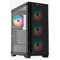 Gabinete Gamer Balam Rush Carbono Twin Mate 5000 / Media Torre / Atx,Micro-Atx, Mini-Atx / 4 Ventiladores Argb / Panel Izq Cristal + Frente Intercambiable Cristal- Mesh / Negro / Br-938839