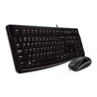 Teclado/Mouse Logitech Mk120 Negro Alambricos Usb Pc / Windows