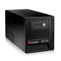No-Break Smartbitt 1200Va/600W, Clavija Nema 5-15P, 8 Contactos, Tipo Nema 5-15R Con Respaldo De Baterias, Regulacion Y Supresion De Picos, Proteccin De Linea Telefnica Rj-11, Puerto Usb