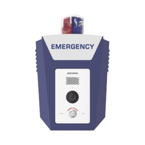 Estación de Alarma de Panico de Emergencia / Cámara 2 Megapixel / Video y Audio / Sirena y Estrobo (Azul y Rojo) / 10 Mts de IR / ISUP