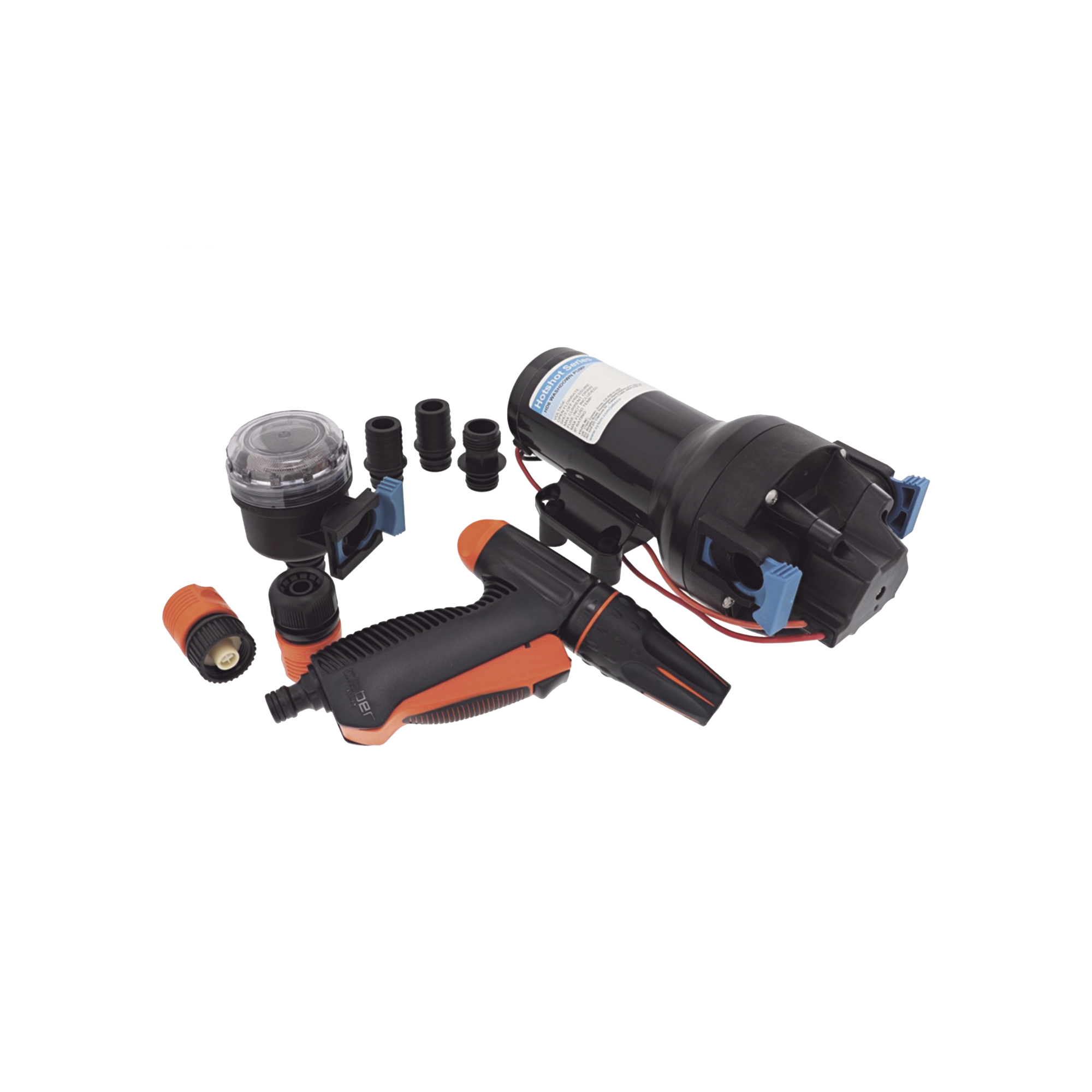 Bomba de lavado de alta presión y alto caudal HotShot HD5 de 12 Vcd, 19LPM / 5GPM / 70 PSI