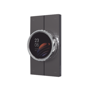 Mini pantalla táctil Hub controlador integrable con sistemas de automatización compatible con múltiples marcas, una entrada de iluminación, 4 botones para escenas. Conexión Wifi