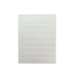 Hojas con 5000 Etiquetas Auto-laminadas para Impresora Láser/Inyección de Tinta, para Cables de 3 a 7.1 mm de Diámetro (12 - 10 AWG), Color Blanco