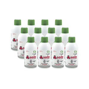 Paquete De 12 Latas De Gas Genuino De Monóxido De Carbono (CO) De Uso Manual o En Dispensadores SOLO-330/SOLO-332