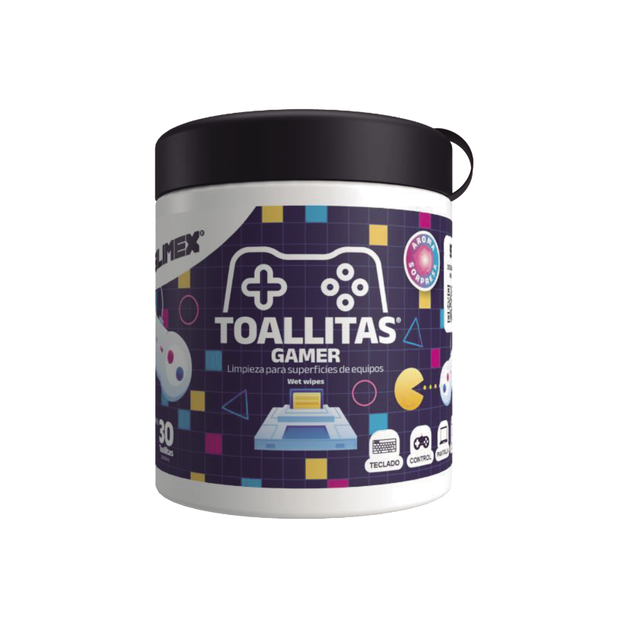 Toallitas Gamers, Excelente Opción Para Gamers que buscan Mantener sus Consolas y Accesorios en Perfecto Estado, Libres de Suciedad y Protegidos Contra Bacterias.
