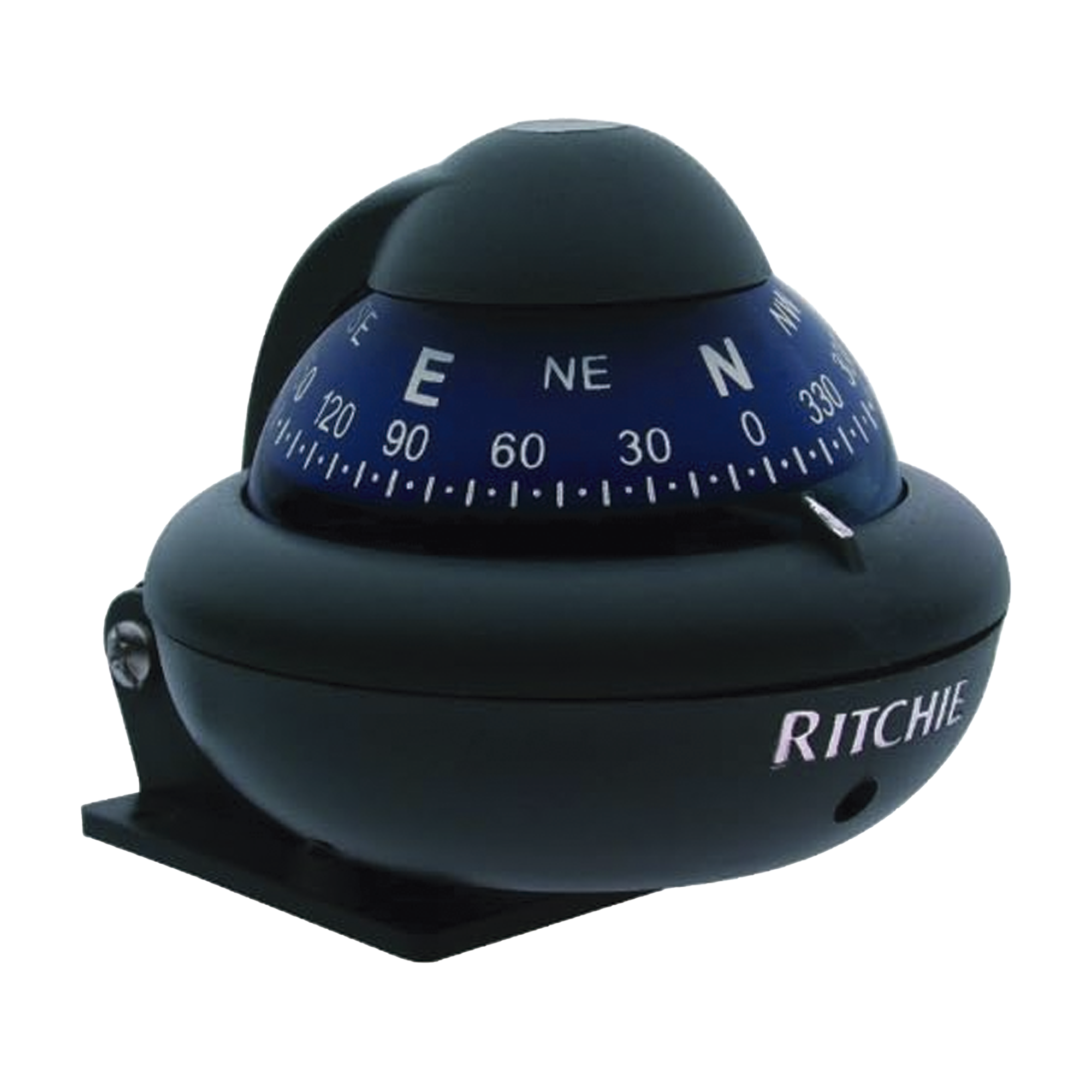 Brújula serie Explorer en color gris, con iluminación nocturna color verde.