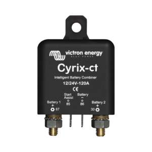 Cyrix-CT 12/24 V 120 A / Combinador Inteligente de Baterías en Vehículos y Embarcaciones