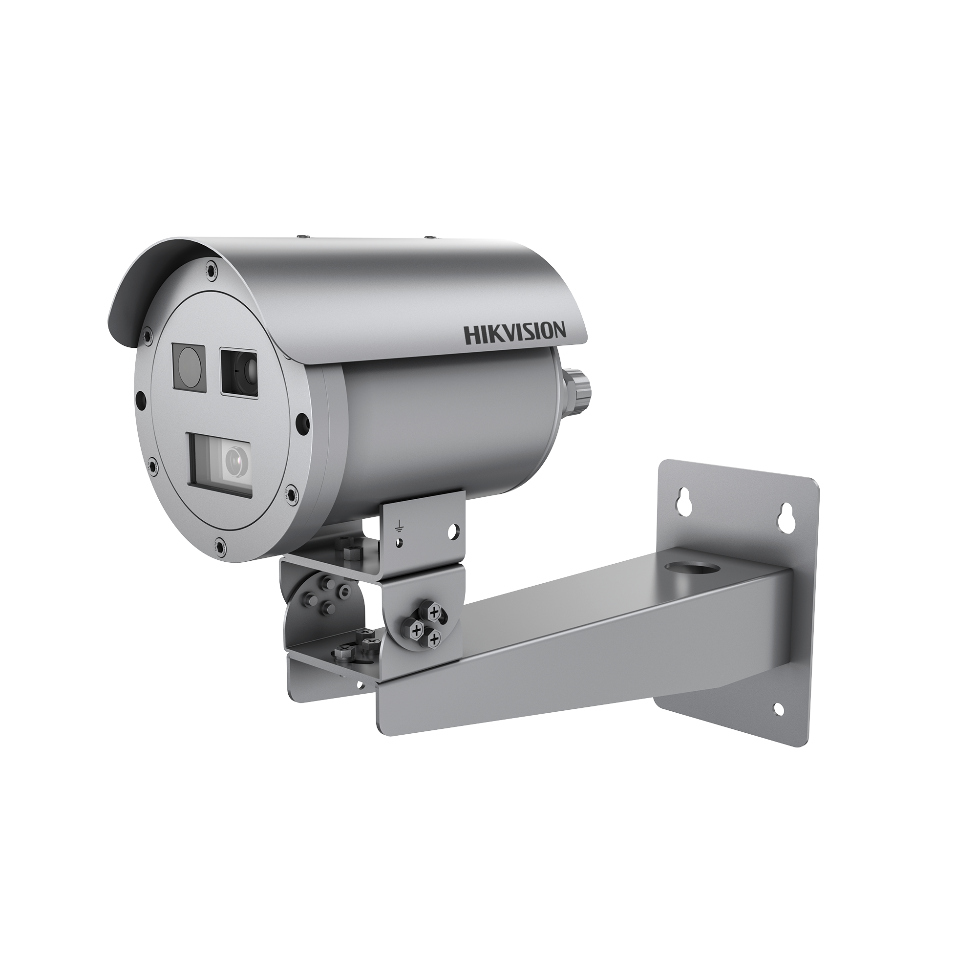 Bala IP Térmica Dual / Termico 7 mm (256 X 192) + Óptico 4 mm (4 MP) / Termométrica / Detección de Temperatura / IP68 / 30 mts IR / Antiexplosión / Anticorrosión