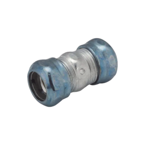 Cople Compresión Hermético de Acero Galvanizado para Pared Delgada de 3/4 .