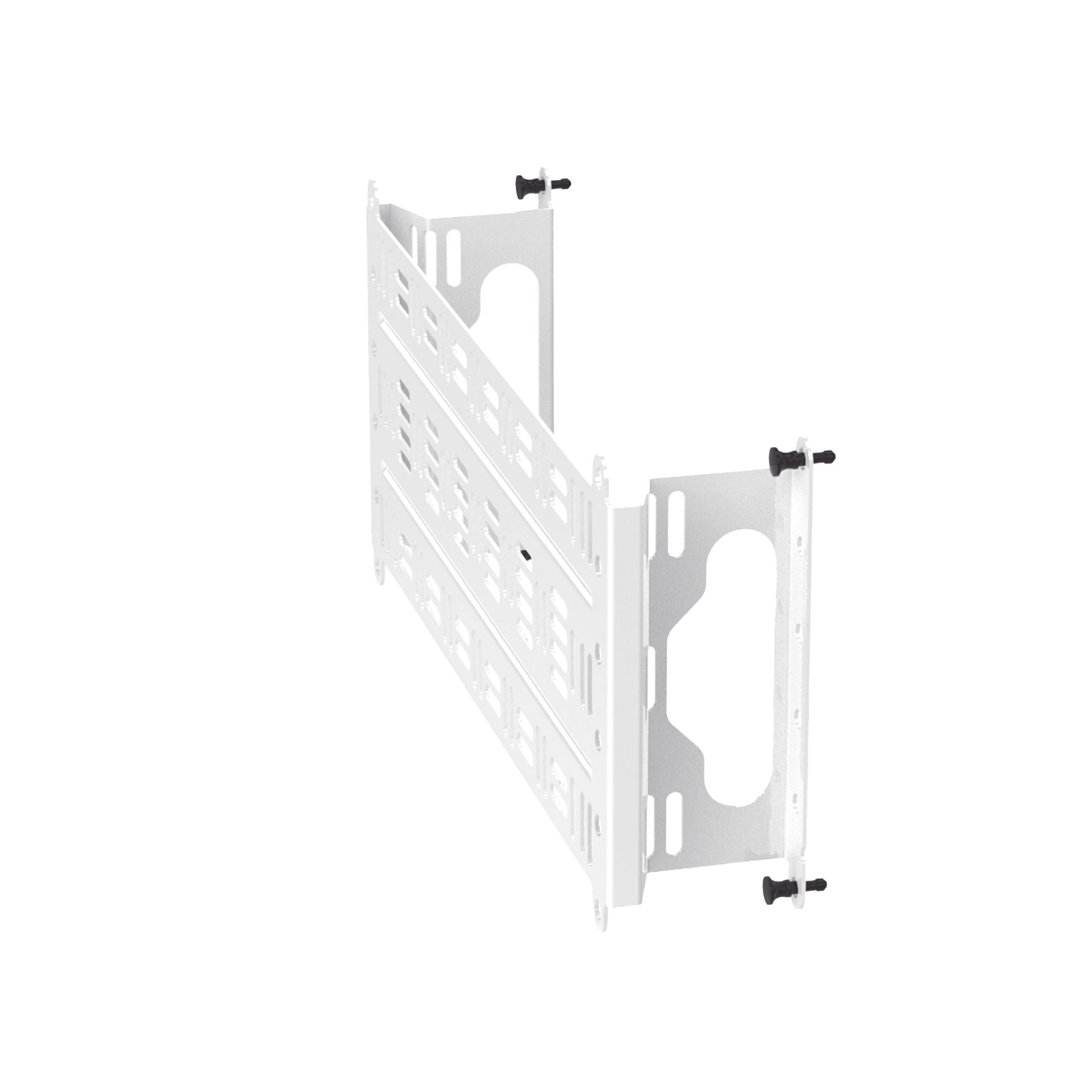 Accesorio Para Montaje de Equipos o Dispositivos en Gabinetes Multipropósito, de Instalación a Presión, de Acero, Color Blanco