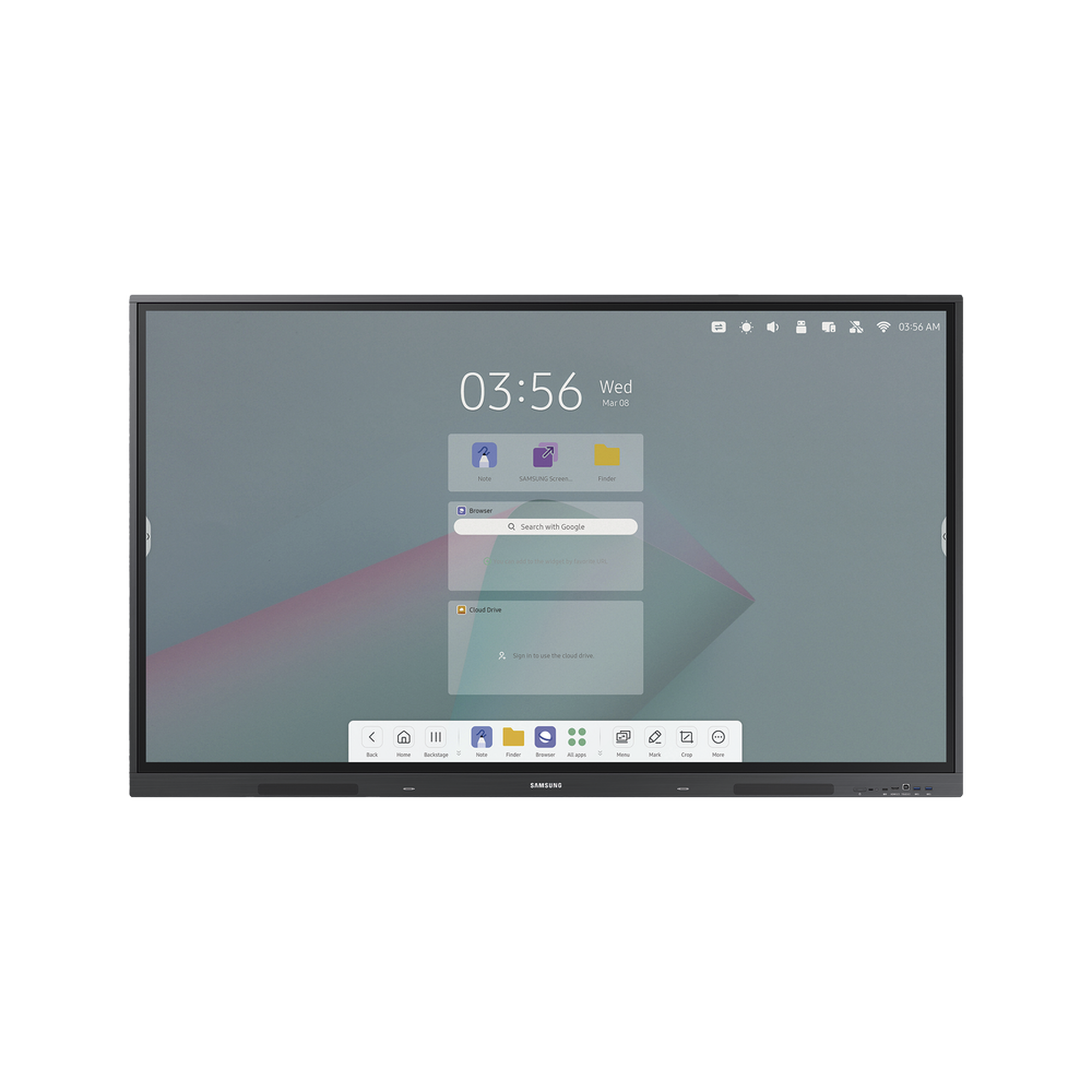 Pantalla tactil interactiva 65 Android 13 / Touch tipo IR / UHD / 350 nits / HDMI / USB / USB-C / WIFI / RJ45