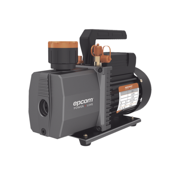 Bomba de vacío/ para aire acondicionado / 2 estados /  Motor de 1/2 HP / Voltaje dual 110-220 Vca / Acople de ingreso de 1/4 x 3/8 con válvula de retención integrada