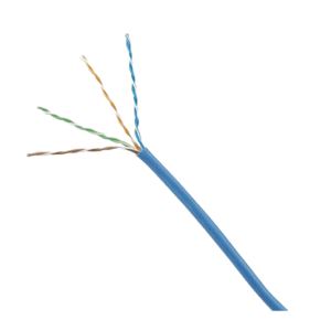 Bobina de Cable UTP 305 m. de Cobre, TX5e? PanNet, Azul, Categoría 5e, 24 AWG, CMP (Plenum), de 4 pares