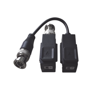 Kit de Transceptor (Balluns) TURBOHD con Boton Push / Hasta 8 MP (4K) / 100% Cobre / Soporta HD-TVI / AHD / CVI / CVBS / Audio por Coaxitron / Datos para Menu de Configurar de Cámaras
