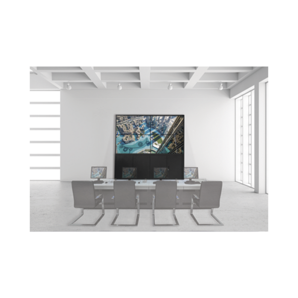 Kit Videowall 3X3 / Incluye 9 Pantallas de 55 / Decoder / Base de Piso / Accesorios de Instalación