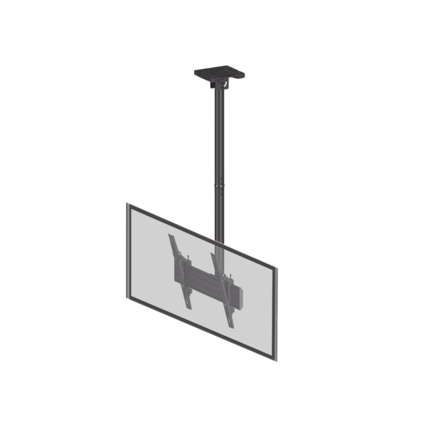 Montaje de Techo para Pantallas de  32- 75I| VESA 100 X 100 HASTA 400 X 400| Capacidad Máxima de Carga 50Kg