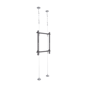 Montaje Cableado de Acero| Suelo a Techo| Capacidad Máx. de Carga 30kg| Para Pantallas de 32 ~ 75| VESA 400 x 600