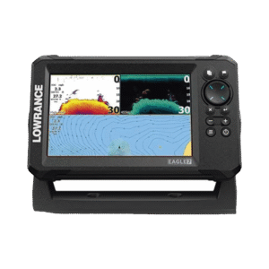 Eagle-7 ecosonda en pantalla horizontal IPS de 7 pulgadas, incluye transductor skimmer 50/200 kHz