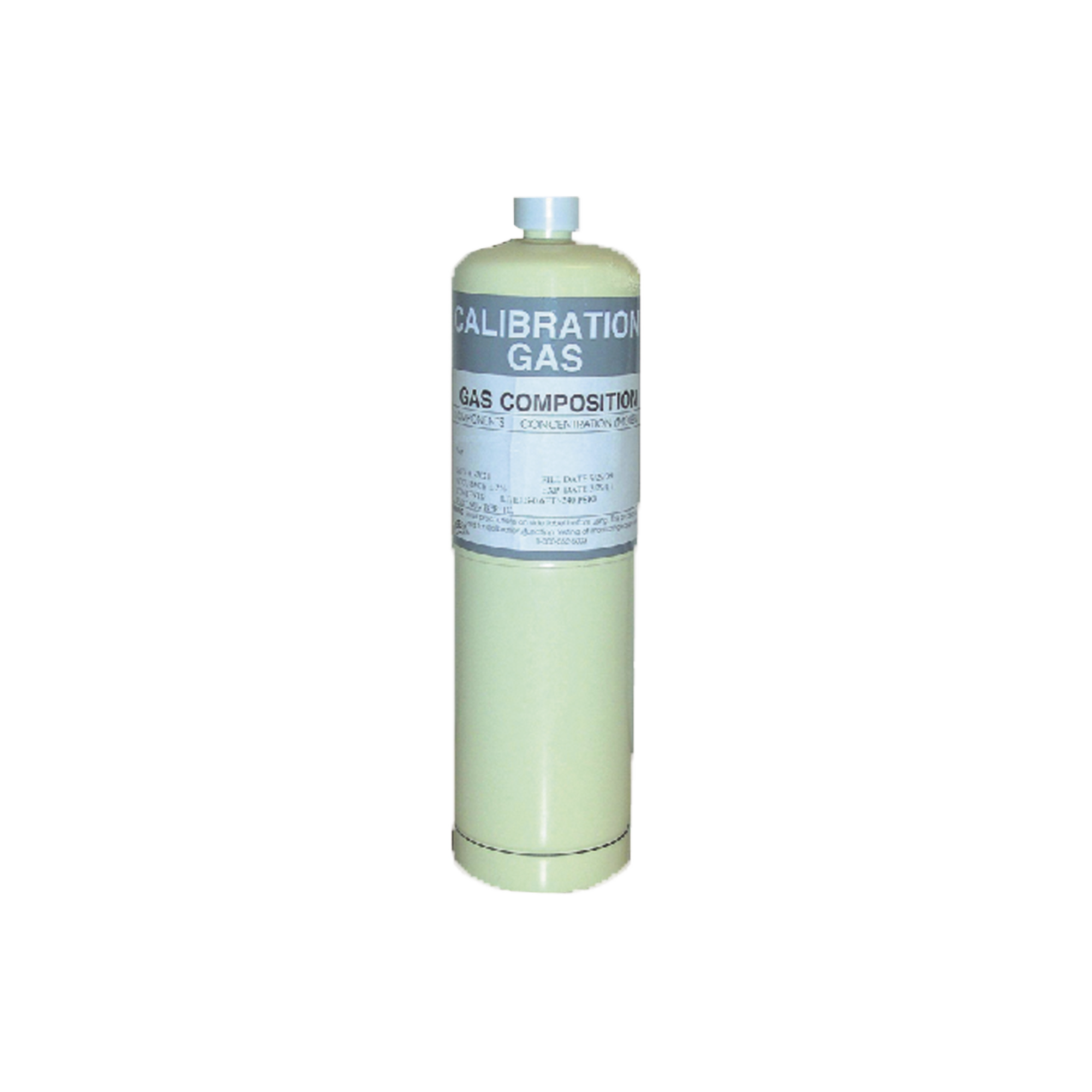 Cilindro Para Calibración de Detectores de Gas Propano 25% LEL, 103L