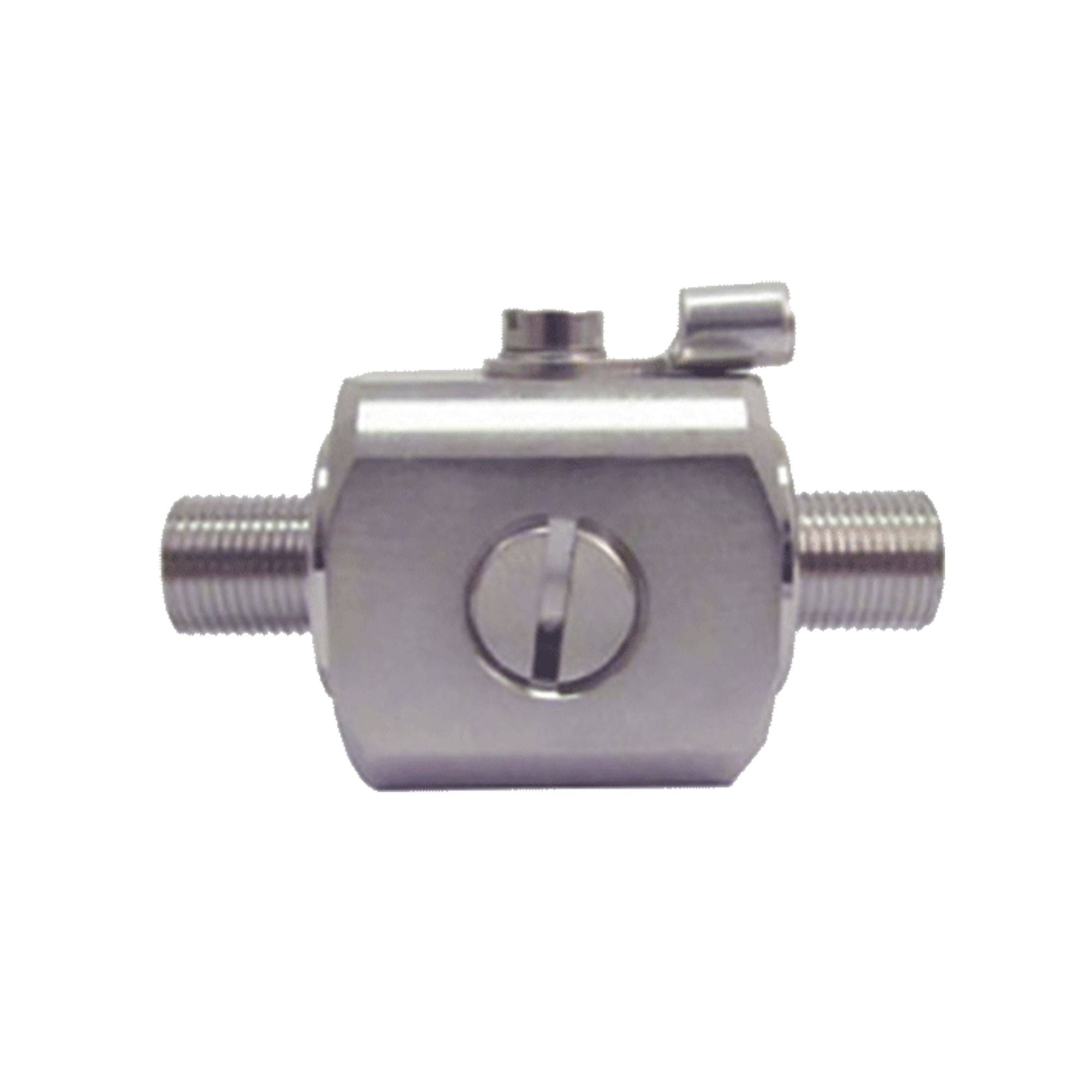 Protector contra descargas eléctricas. Cubre los rangos de frecuencia de los amplificadores de Señal Celular. 75 Ohm. Conectores F hembra.