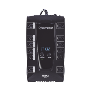 UPS de 750 VA/450 W, Topología Línea Interactiva, Entrada 120 Vca NEMA 5-15P, Tipo Gabinete Compacto, Con 12 Tomas NEMA 5-15R