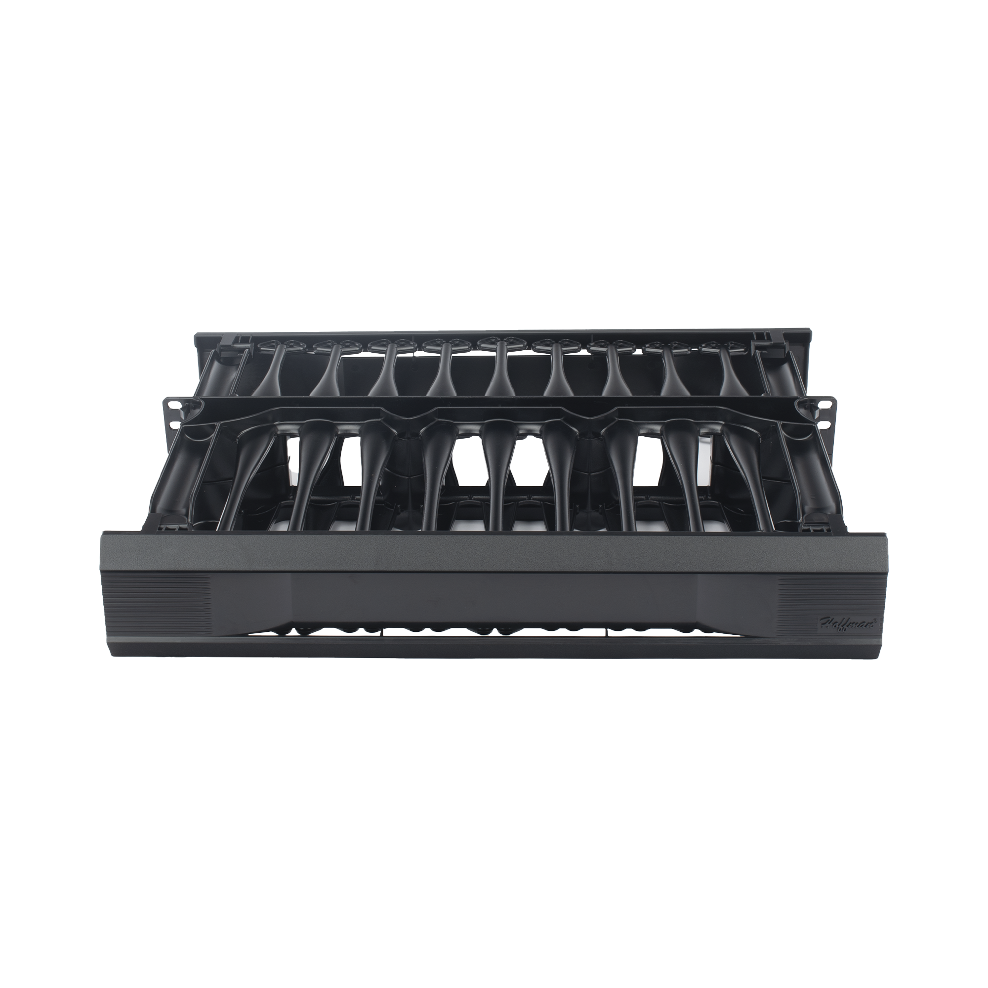 Organizador de Cables Horizontal CableTek, Sencillo (Solo Frontal), Para Rack de 19in, 2UR