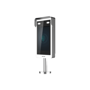 Terminal de acceso con reconocimiento facial / Soporta hasta 10,000 capturas de rostros/ Pantalla LCD touch de 10 pulgadas / cámara de 2MP / Soporte Para torniquete HIKVISON