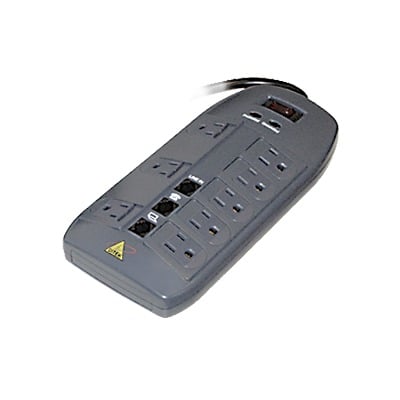 Muliticontacto con Protección Contra Sobretensiones de 8 Salidas de 120 VCA y Telco, Hasta 6 Transformadores, Control de Acceso, Sistemas de Seguridad, Sistemas de Voceo, Trabajo en Casa