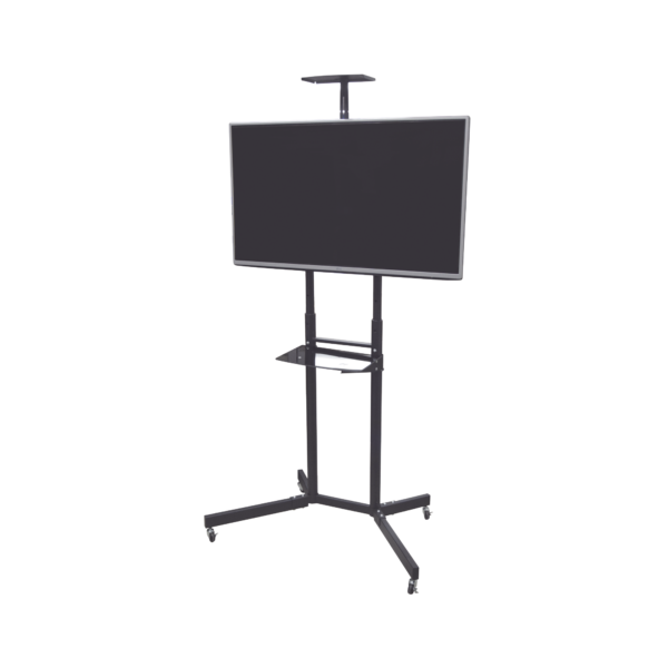 Soporte de Pantalla con Ruedas / Compatible con Monitores dee 32 a 65 / Base para Colocar Accesorios Adicionales / Vesa 600 x 400