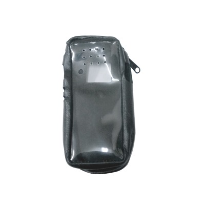 Funda Reforzada de Piel, Lazo para Cinto, Ventana Plástica y Cierre Lateral / IC-F3161DS, IC-F4161DS.