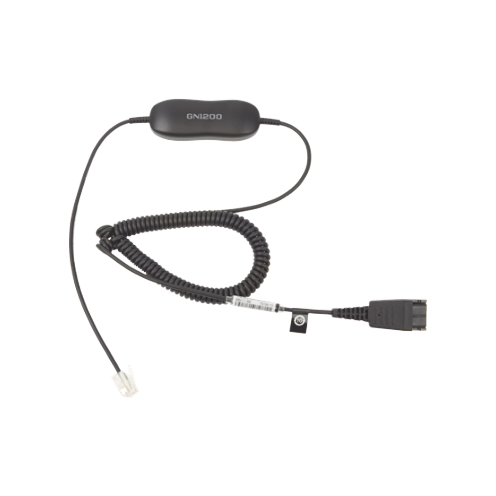 Jabra GN1200 cable enroscado con conexión QD y RJ-9 (88011-99)