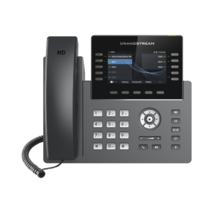 Teléfono IP Wi-Fi, Grado Operador, 10 líneas SIP con 5 cuentas, pantalla a color 4.3, puertos Gigabit, Bluetooth, PoE, codec Opus, IPV4/IPV6 con gestión en la nube GDMS